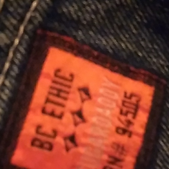 Men Jeans 36'/32 inseam designer BC Ethic 003 - Picture 5 of 6